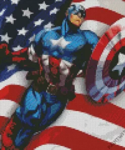 Captain America Art Diamond Painting