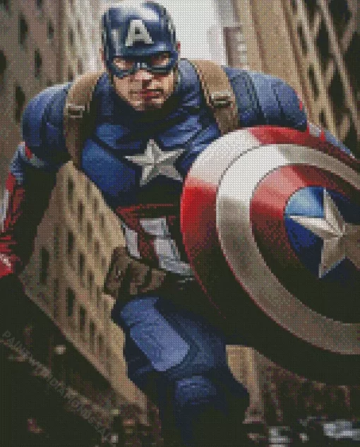 captain america film Diamond Paintings