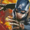 Captain America Pop Art Diamond Painting