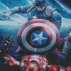 captain america vs iron man Diamond Paintings