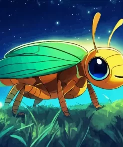 Cartoon Firefly Diamond Painting