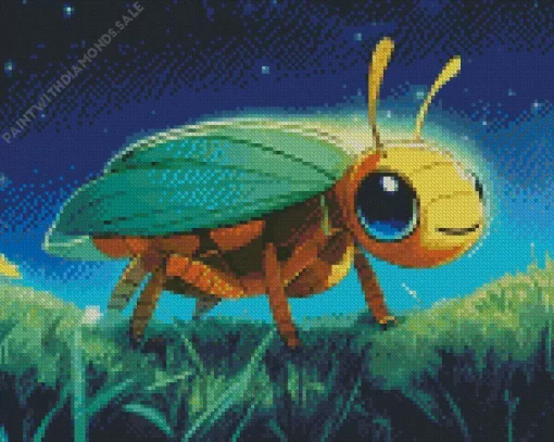 Cartoon Firefly Diamond Painting