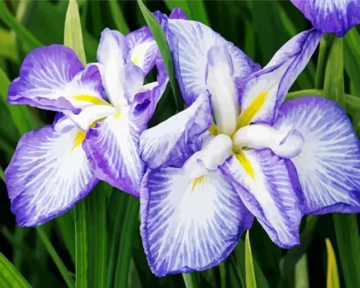 Cascade Spice Iris Diamond Painting