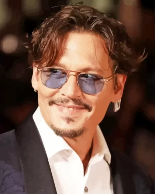 Charming Johnny Depp Diamond Painting