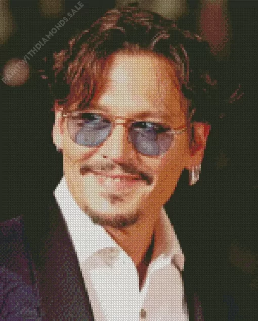 Charming Johnny Depp Diamond Painting