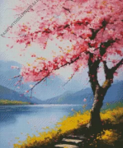 Cherry Blossom Art Diamond Painting