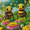 Chibi Bees Diamond Painting