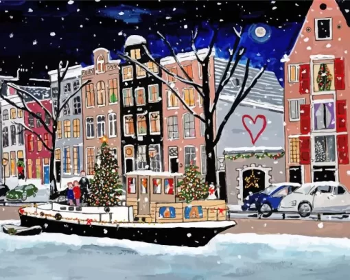 Christmas Amsterdam Diamond Painting