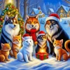 Christmas Animals Diamond Painting Christmas Animals Diamond Paintings