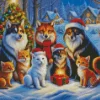 Christmas Animals Diamond Painting Christmas Animals Diamond Paintings