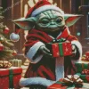 Christmas Baby Yoda Diamond Paintings