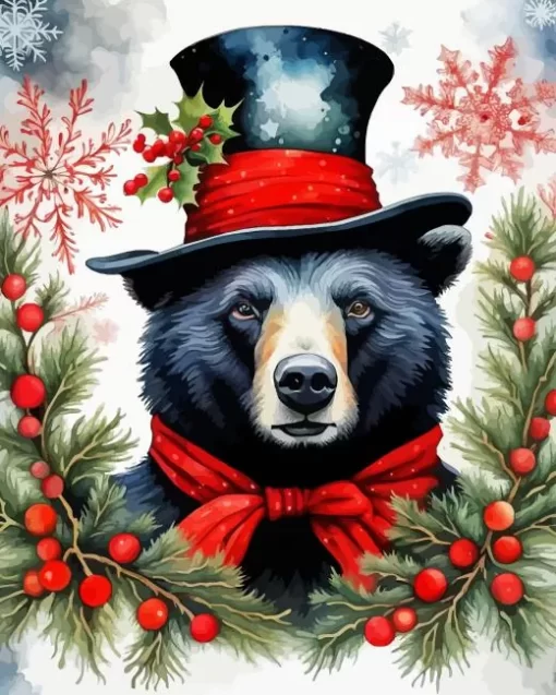 Christmas Bear Diamond Paintings