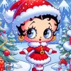 Christmas Betty Boop Art Diamond Paintings