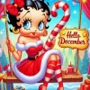 Betty Boop Christmas Art Diamond Paintings