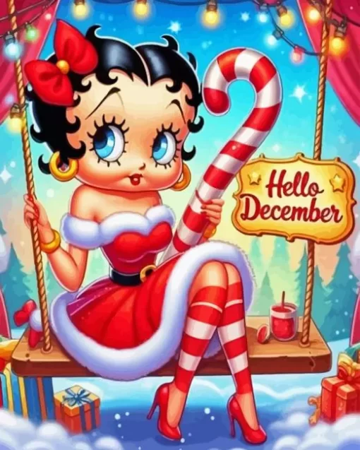 Betty Boop Christmas Art Diamond Paintings