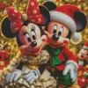 Christmas Mickey And Minnie Mouse Diamond Paintings