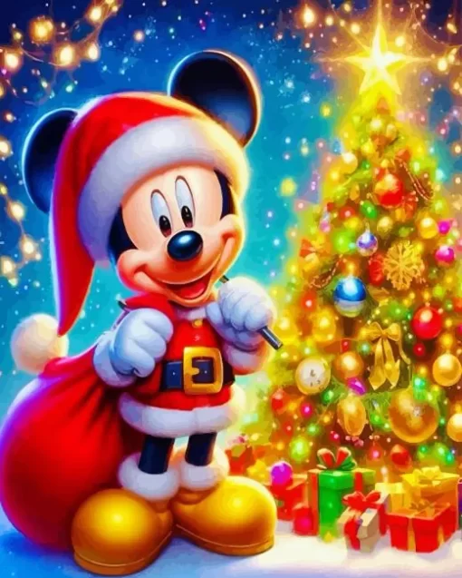 Christmas Mickey Mouse Diamond Paintings