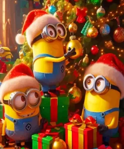 Christmas Minions Diamond Paintings