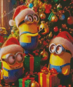 Christmas Minions Diamond Paintings