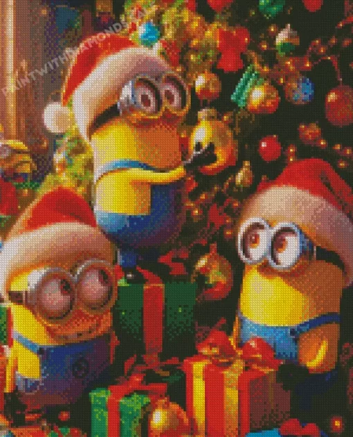 Christmas Minions Diamond Paintings