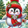 Christmas Penguin Diamond Paintings