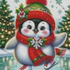 Christmas Penguin Diamond Paintings