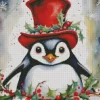 Christmas Penguin Diamond Paintings