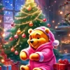 Christmas Pooh Diamond Paintings