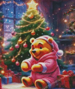 Christmas Pooh Diamond Paintings