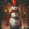 Christmas Snowman Diamond Paintings