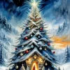 Christmas Tree Diamond Paintings