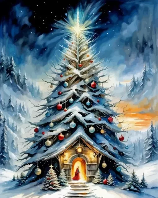 Christmas Tree Diamond Paintings