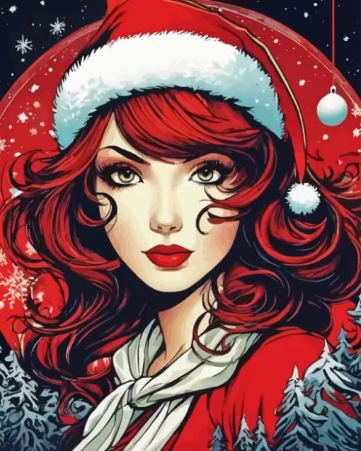 Christmas Woman Diamond Paintings