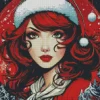 Christmas Woman Diamond Paintings