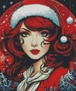 Christmas Woman Diamond Paintings