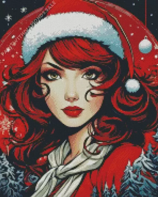 Christmas Woman Diamond Paintings