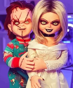 chucky and tiffany Diamond Paintings