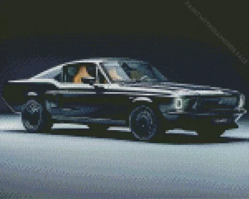 Classic Black Car Diamond Painting