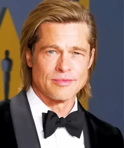 Classy Brad Pitt Diamond Painting