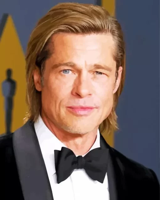 Classy Brad Pitt Diamond Painting