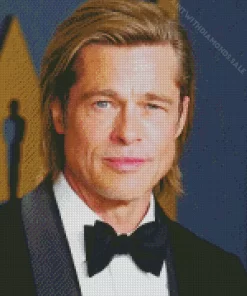 Classy Brad Pitt Diamond Painting