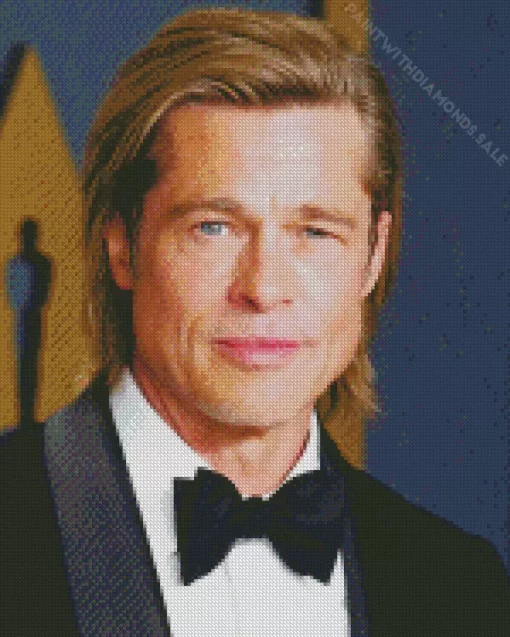 Classy Brad Pitt Diamond Painting