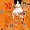 Gustav Klimt Cat Diamond Paintings