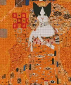 Gustav Klimt Cat Diamond Paintings