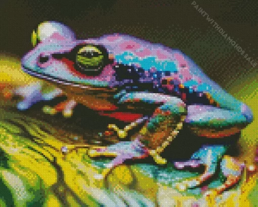 Colorful Frog Diamond Painting