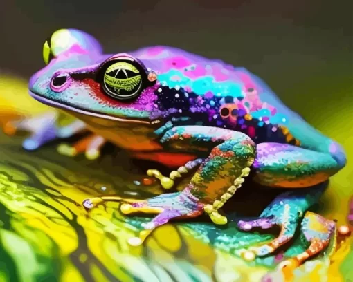 Colorful Frog Diamond Painting