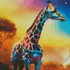 Colorful Giraffe Diamond Painting