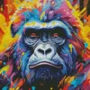 Colorful Gorilla Diamond Painting