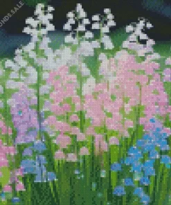 Colorful Lily Of The Valley Diamond Painting