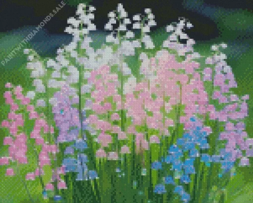 Colorful Lily Of The Valley Diamond Painting